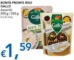 Migross Supermercati e Market Bontà pronte riso GALLO offerta
