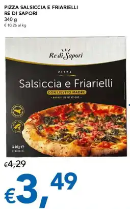 Migross Supermercati e Market Pizza salsiccia e friarielli RE DI SAPORI offerta