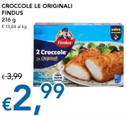 Migross Supermercati e Market Croccole le originali FINDUS offerta