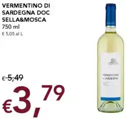 Migross Supermercati e Market Vermentino di sardegna doc SELLA&MOSCA offerta