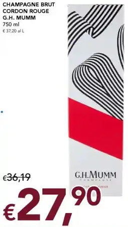 Migross Supermercati e Market Champagne brut cordon rouge G.H. MUMM offerta