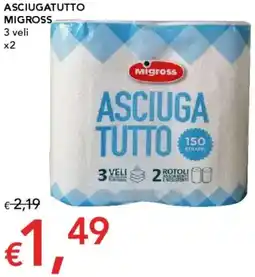 Migross Supermercati e Market Asciugatutto MIGROSS offerta