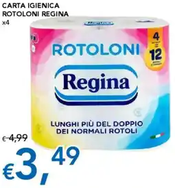 Migross Supermercati e Market Carta igienica rotoloni REGINA offerta