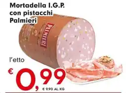 DeSpar Express Mortadella I.G.P. con pistacchi Palmieri offerta
