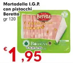 DeSpar Express Mortadella I.G.P. con pistacchi Beretta offerta