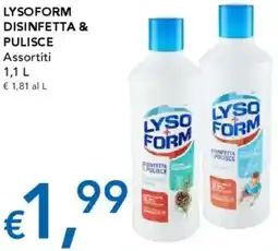 Migross Supermercati e Market LYSOFORM DISINFETTA & PULISCE offerta