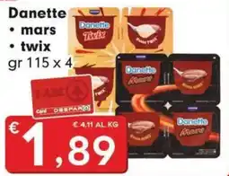 DeSpar Express Danette mars twix offerta