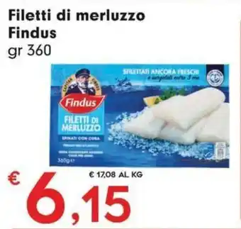 DeSpar Express Filetti di merluzzo Findus offerta