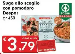 DeSpar Express Sugo allo scoglio con pomodoro Despar offerta