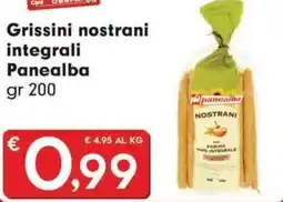 DeSpar Express Grissini nostrani integrali Panealba offerta