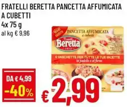A&O Fratelli beretta pancetta affumicata a cubetti offerta