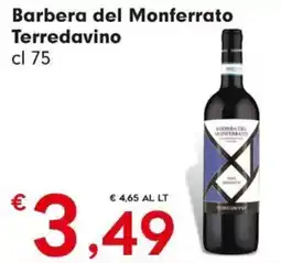 DeSpar Express Barbera del Monferrato Terredavino offerta