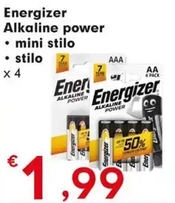 DeSpar Express Energizer Alkaline power offerta