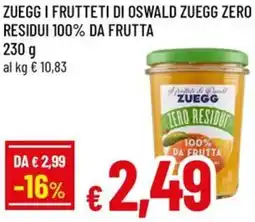 A&O Zuegg i frutteti di oswald zuegg zero residui 100% da frutta offerta