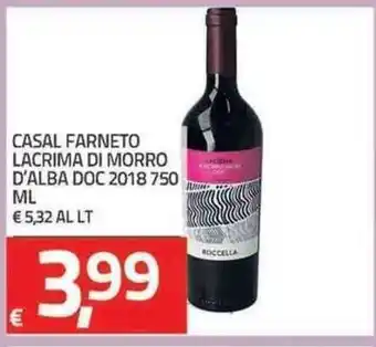 TuoDi Casal Farneto Lacrima di Morro D'Alba Doc 2018 750ml offerta