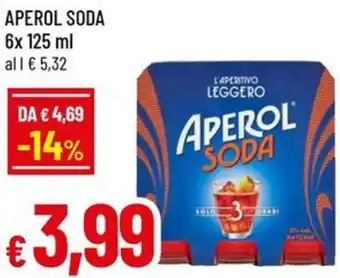 A&O Aperol soda offerta