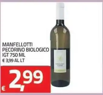 TuoDi Manfellotti Pecorino Biologico IGT 750ml offerta