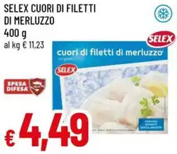 A&O Selex cuori di filetti di merluzzo offerta