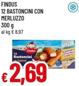 A&O Findus 12 bastoncini con merluzzo offerta