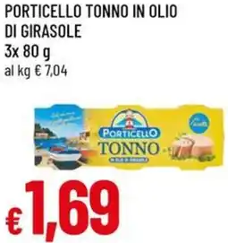 A&O Porticello tonno in olio di girasole offerta