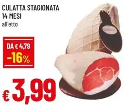 A&O Culatta stagionata 14 mesi offerta