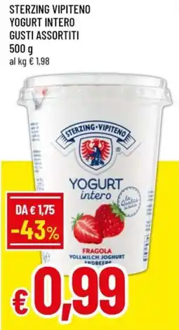 A&O Sterzing vipiteno yogurt intero offerta