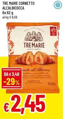 A&O Tre marie cornetto all'albicocca offerta