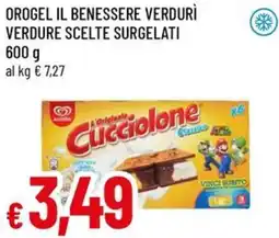 A&O Orogel il benessere verdurì verdure scelte surgelati offerta
