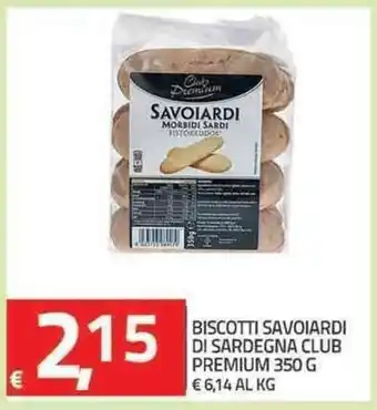 TuoDi Club Premium Biscotti Savoiardi di Sardegna 350g offerta