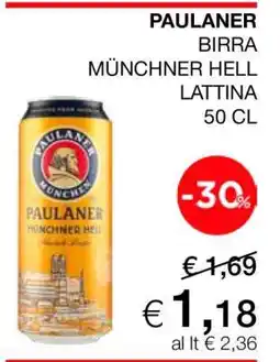 Coop PAULANER BIRRA MÜNCHNER HELL LATTINA 50 CL offerta