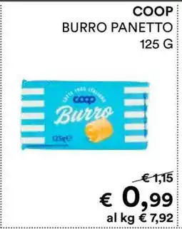 Coop Coop Burro Panetto offerta