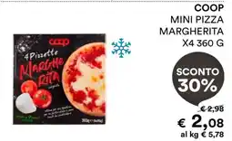 Coop COOP MINI PIZZA MARGHERITA offerta