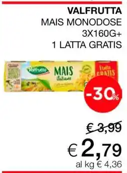 Coop VALFRUTTA MAIS MONODOSE offerta