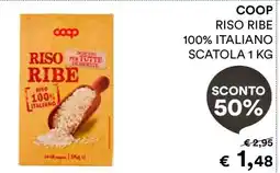 Coop COOP RISO RIBE offerta
