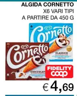 Coop Algida Cornetto offerta