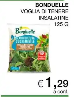 Coop BONDUELLE VOGLIA DI TENERE INSALATINE 125 G offerta