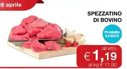 Coop Spezzatino di Bovino offerta