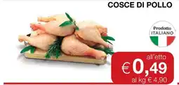Coop Cosce di pollo offerta