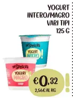 Coop Yogurt Intero/Magro Vari Tipi offerta