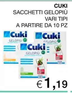 Coop CUKI Sacchetti Gelopiù offerta