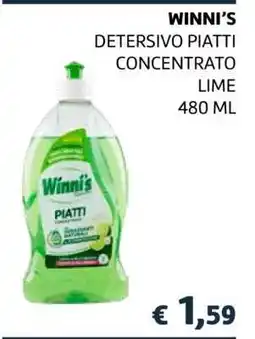 Coop WINNI’S DETERSIVO PIATTI CONCENTRATO LIME offerta