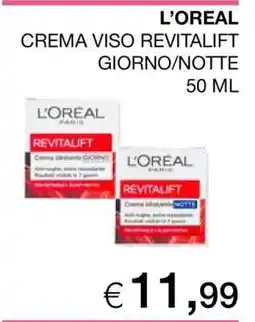 Coop L'OREAL CREMA VISO REVITALIFT GIORNO/NOTTE 50 ML offerta