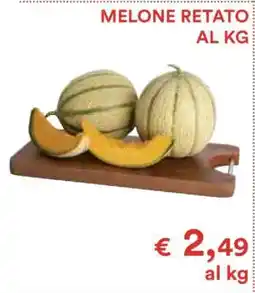 Coop MELONE RETATO AL KG offerta