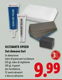 Lidl ULTIMATE SPEED Set rimuova fari offerta