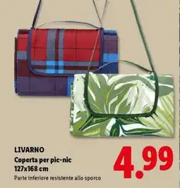 Lidl LIVARNO Coperta per pic-nic offerta