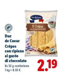 Lidl Duc de Coeur Crêpes offerta