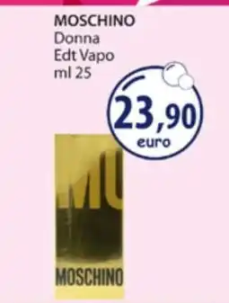 Acqua & Sapone MOSCHINO Donna Edt Vapo ml 25 offerta