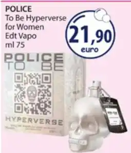 Acqua & Sapone POLICE To Be Hyperverse for Women Edt Vapo ml 75 offerta