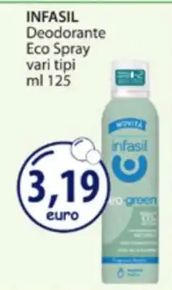 Acqua & Sapone INFASIL Deodorante Eco Spray offerta
