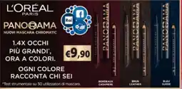 Acqua & Sapone L'Oréal Paris PANORAMA Nuovi Mascara Chromatic offerta
